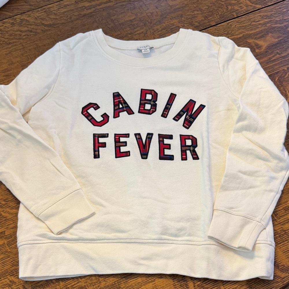 J. Crew Cream 'Cabin Fever' Sweatshirt